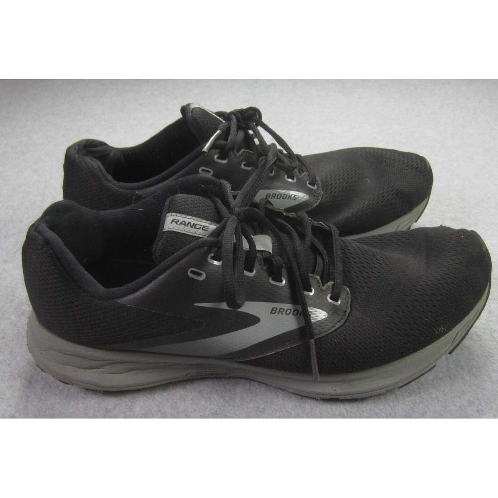 Brooks‎ Range Mens 12.5 Shoes Black Running Sneakers Athletic Trainers READ